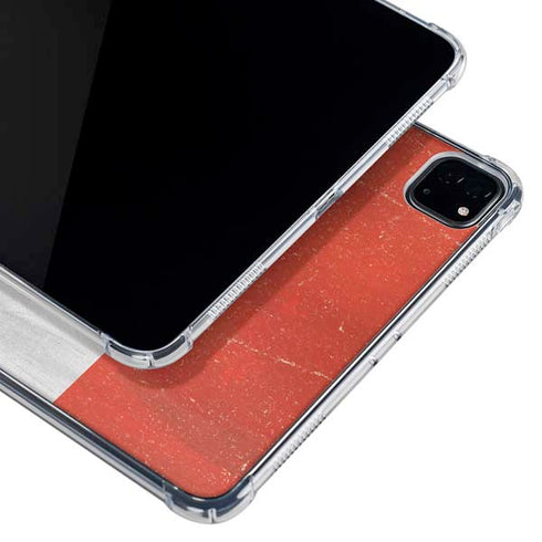 Netherlands Flag Distressed iPad Pro 12.9in (2020) Clear Case